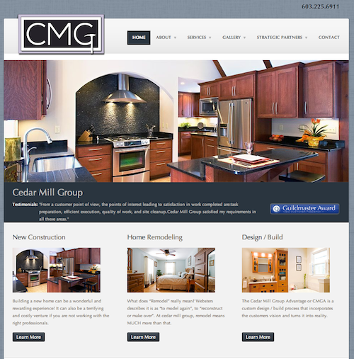 cedar mill group website design
