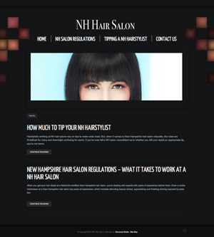 nh hair salon website