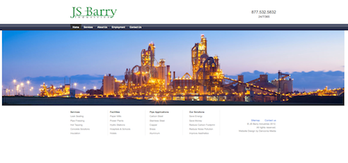 js barry industries website