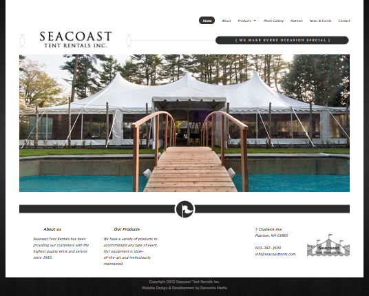 seacoast tent website