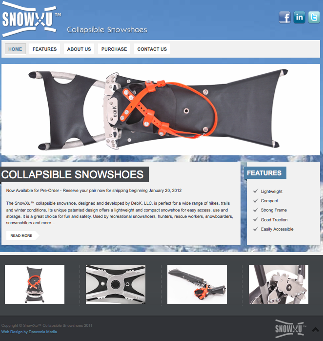 snowxu website design